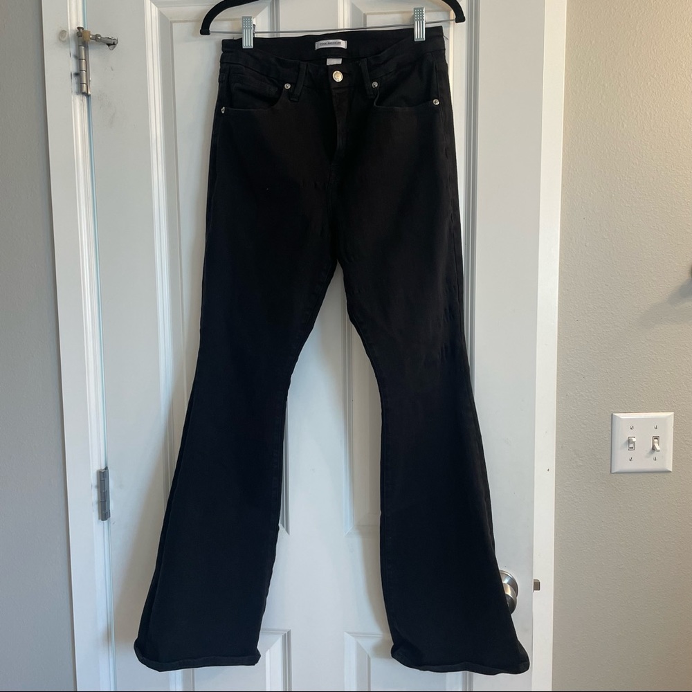 Good American good flare jeans 12/31 black
